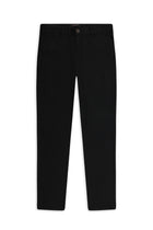 Siyah Relaxed Fit Rahat Kesim Lyocell Karışımlı Kanvas / Chino Pantolon
