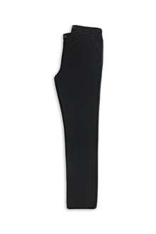 Siyah Relax Fit Rahat Kesim Likralı Kanvas / Chino Pantolon