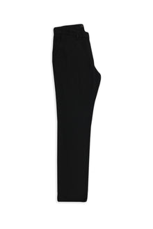 Siyah Relaxed Fit Rahat Kesim Lyocell Karışımlı Kanvas / Chino Pantolon