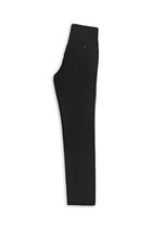 Siyah Regular Fit Likralı Kanvas / Chino Pantolon