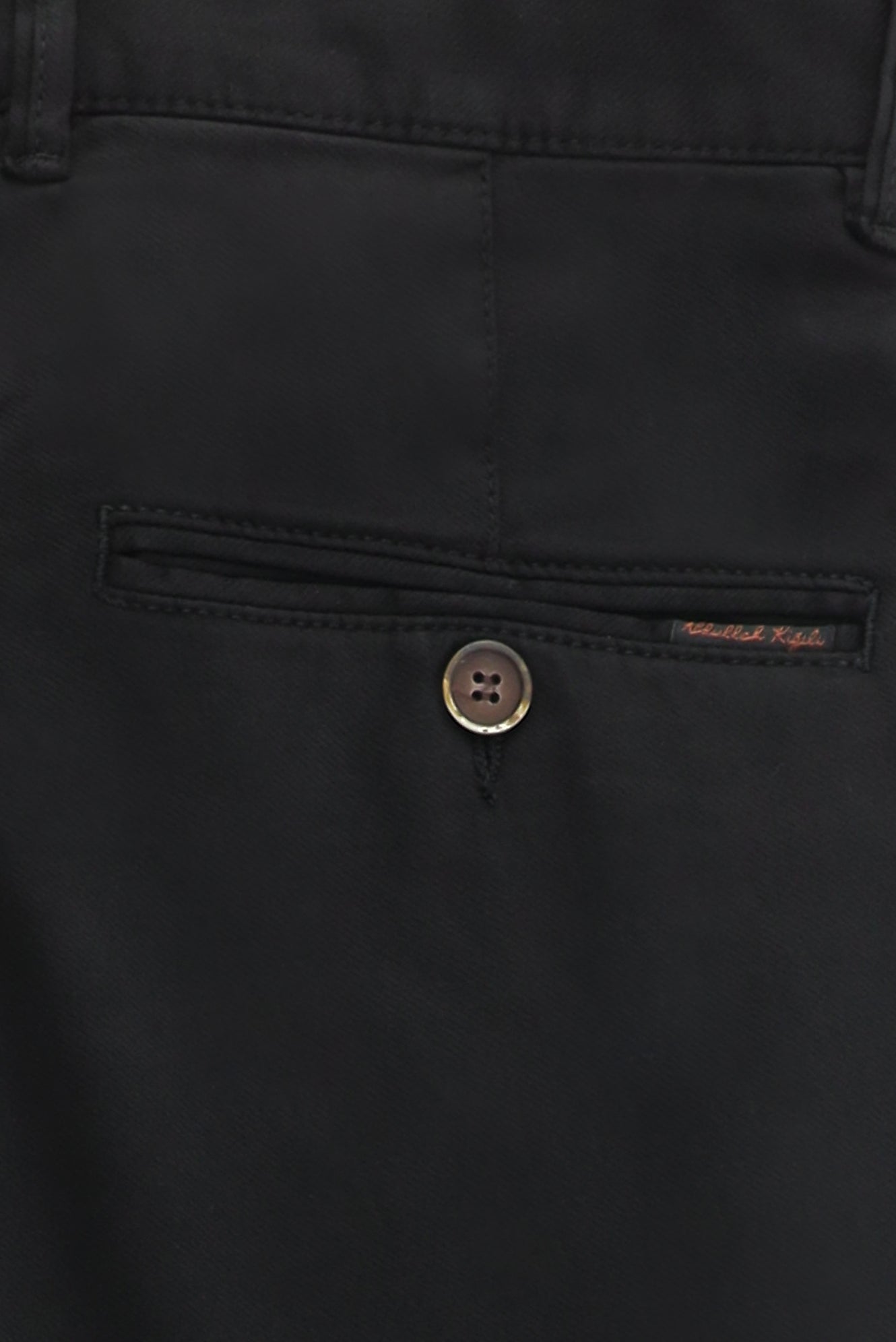 Siyah Relax Fit Rahat Kesim Likralı Kanvas / Chino Pantolon