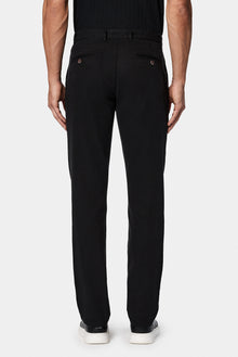 Siyah 6 Drop Regular Fit Standart Kesim Lyocell Kar???ml? Yandan Cep Kanvas / Chino Pantolon-Abdullah Ki??l?