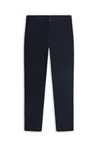 Koyu Lacivert Regular Fit Likralı Kanvas / Chino Pantolon