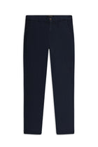 Koyu Lacivert Regular Fit Lyocell Karışımlı Kanvas / Chino Pantolon