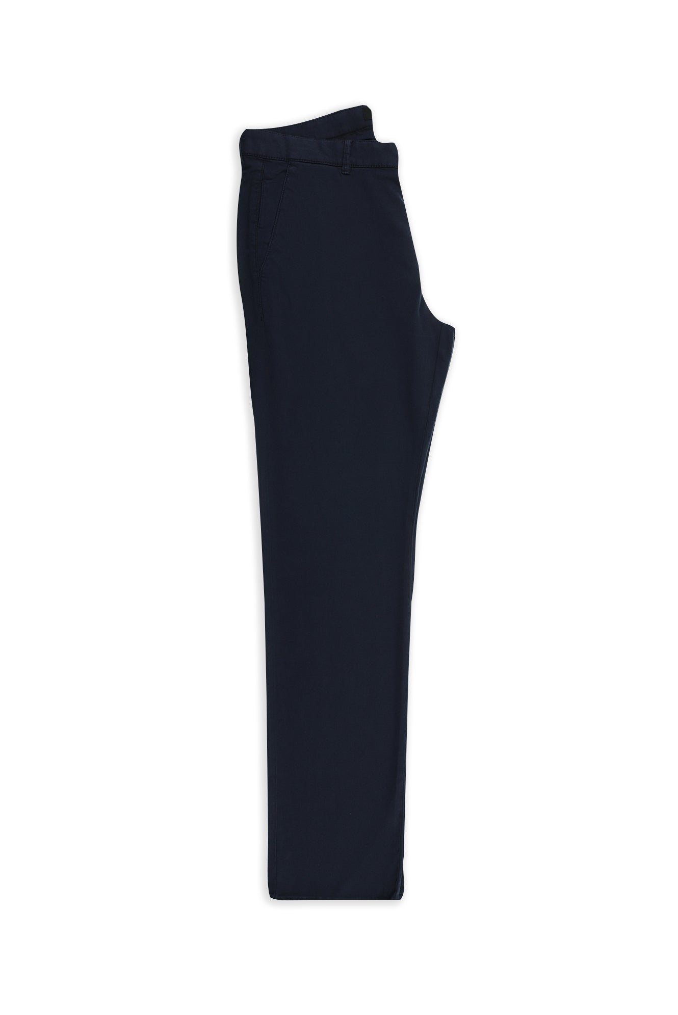 Koyu Lacivert Regular Fit Lyocell Karışımlı Kanvas / Chino Pantolon