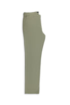 Orta Haki Regular Fit Likralı Kanvas / Chino Pantolon