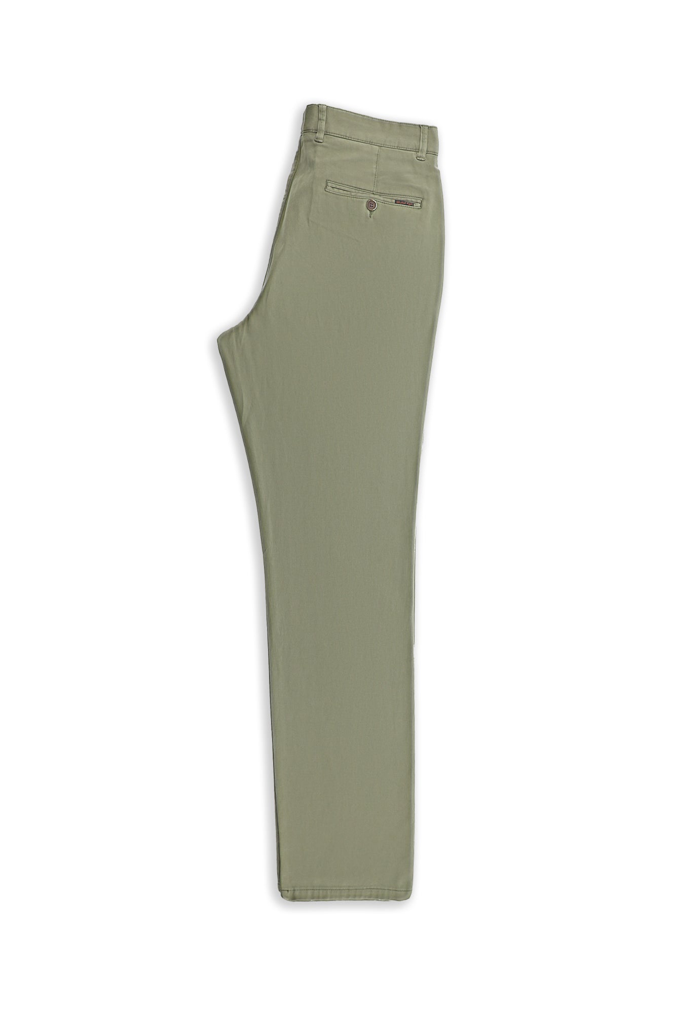 Orta Haki Relaxed Fit Rahat Kesim Likralı Kanvas / Chino Pantolon