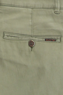 Orta Haki Relaxed Fit Rahat Kesim Likralı Kanvas / Chino Pantolon