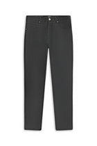 Siyah Regular Fit Likralı Kanvas / Chino Pantolon
