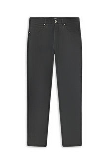 Siyah Regular Fit Likralı Kanvas / Chino Pantolon
