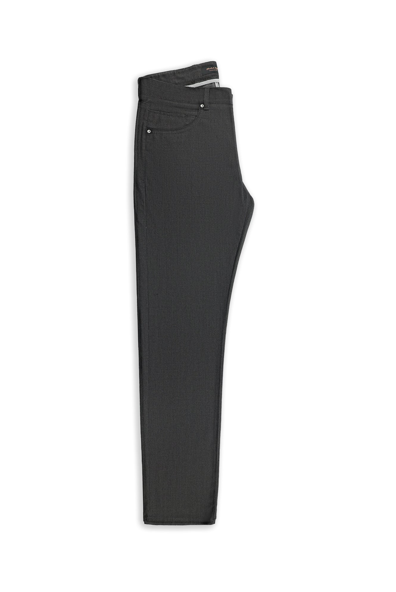 Siyah Regular Fit Likralı Kanvas / Chino Pantolon