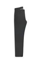 Siyah Regular Fit Likralı Kanvas / Chino Pantolon
