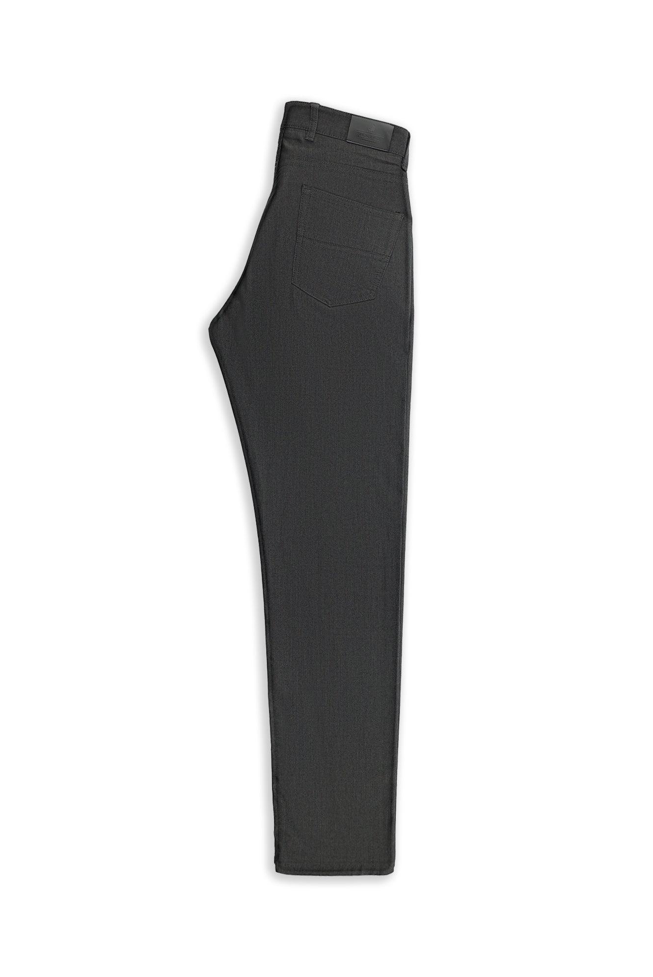 Siyah Regular Fit Likralı Kanvas / Chino Pantolon