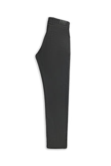Siyah Regular Fit Likralı Kanvas / Chino Pantolon