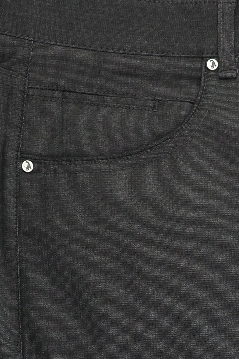 Siyah 6 Drop Regular Fit Standart Kesim Likral? Kanvas / Chino Pantolon-Abdullah Ki??l?