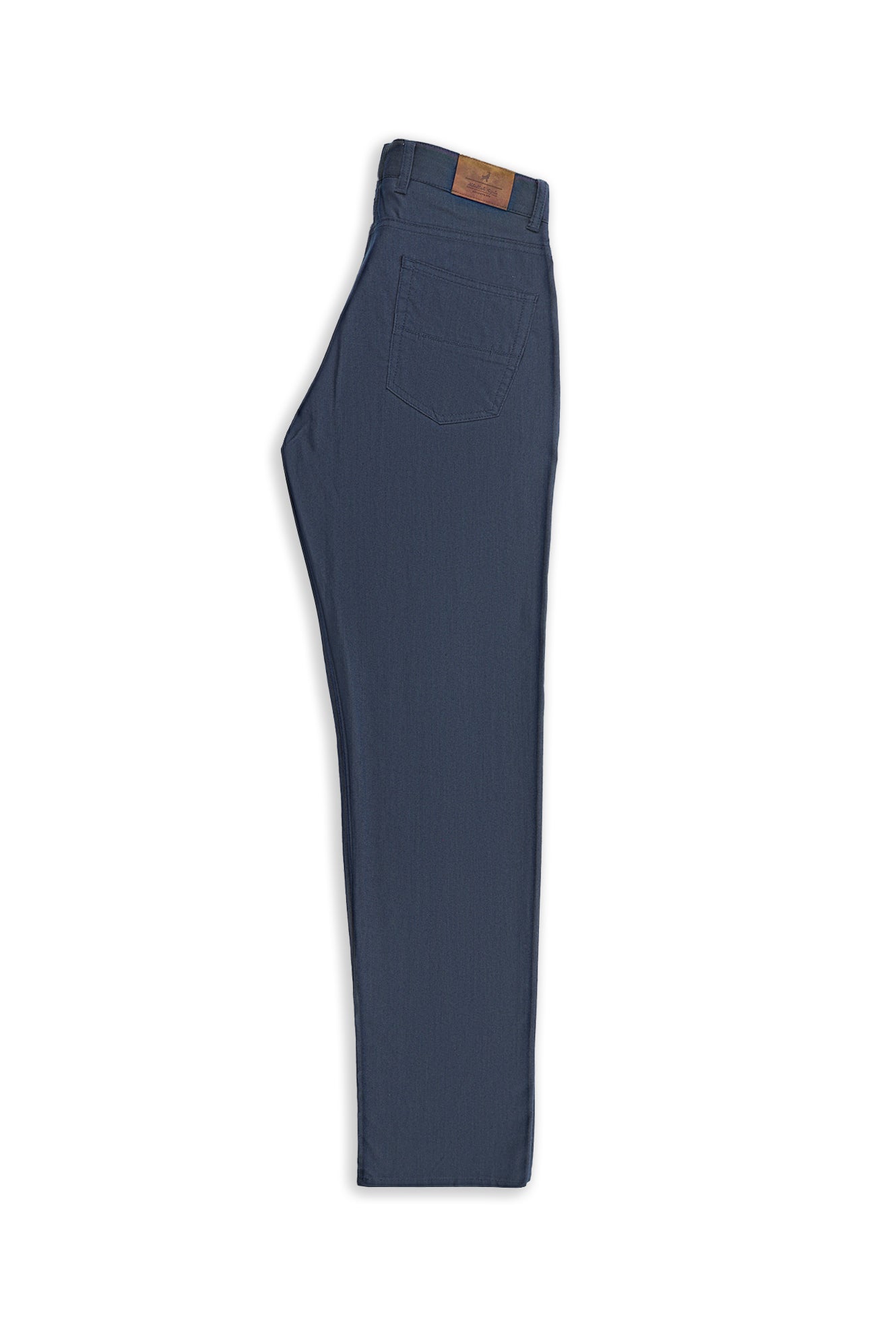 İndigo Regular Fit Likralı Kanvas / Chino Pantolon