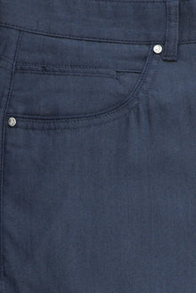 İndigo Regular Fit Likralı Kanvas / Chino Pantolon