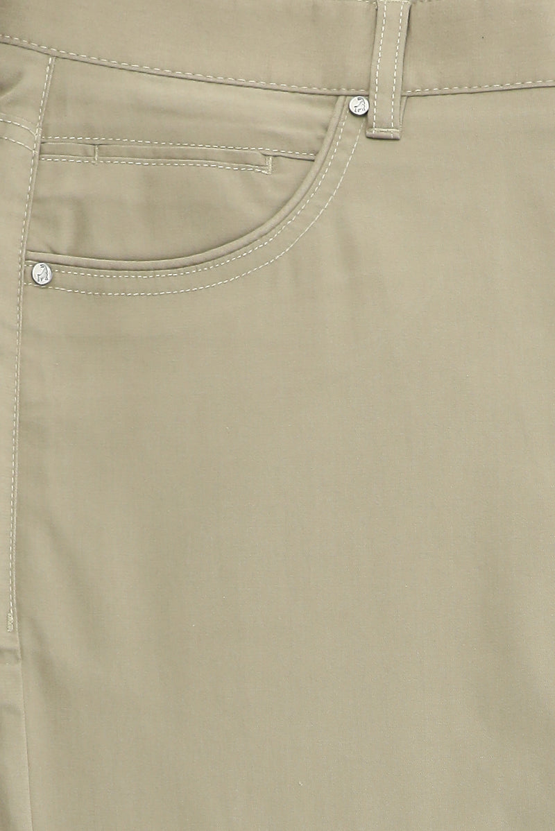 Açık Bej Regular Fit Likralı Kanvas / Chino Pantolon