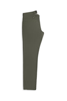 Orta Haki Regular Fit Likralı Kanvas / Chino Pantolon