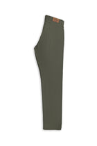 Orta Haki Regular Fit Likralı Kanvas / Chino Pantolon