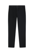 Siyah Regular Fit Pileli Keten Kanvas / Chino Pantolon