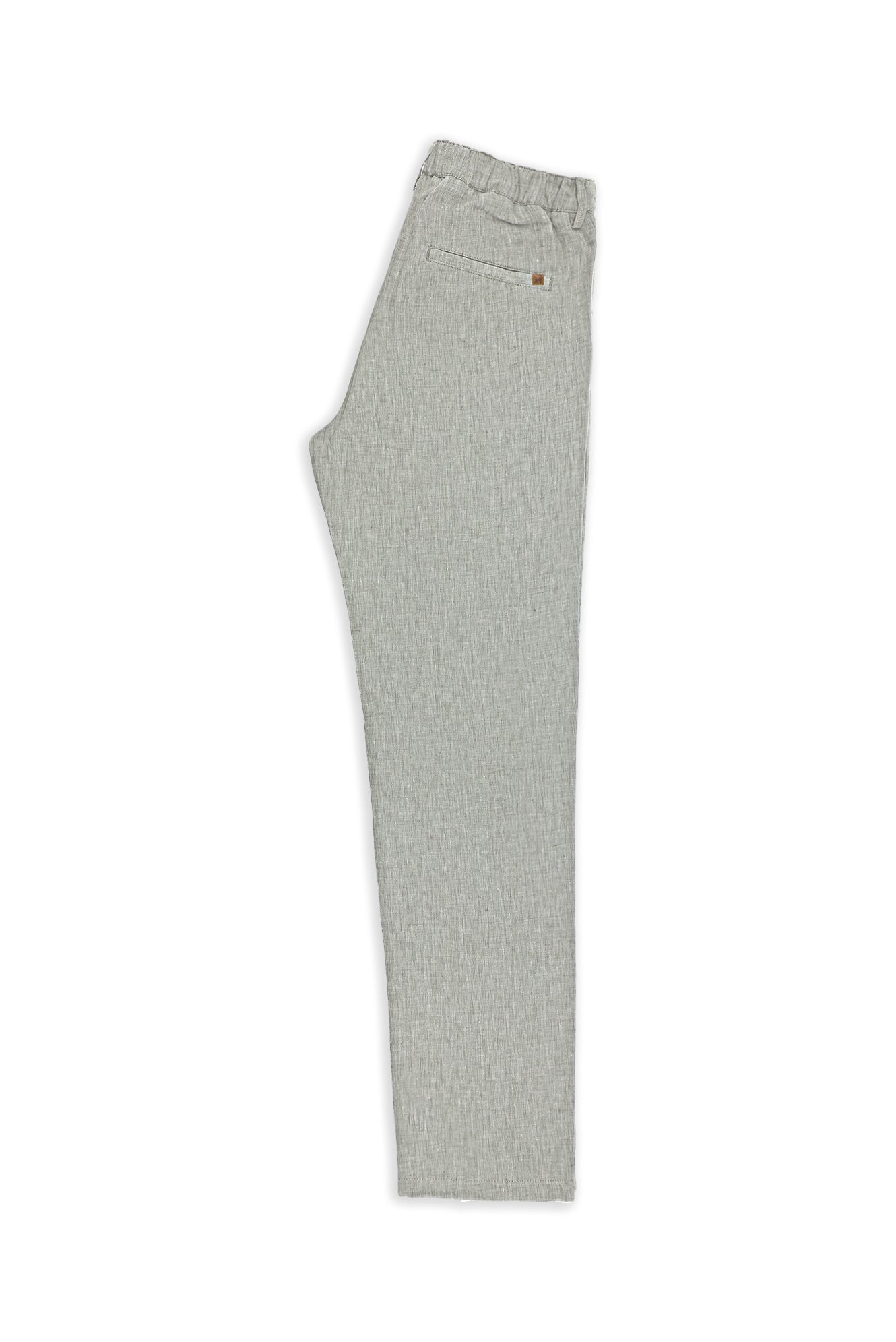 Açık Vizon Regular Fit Pileli Keten Kanvas / Chino Pantolon