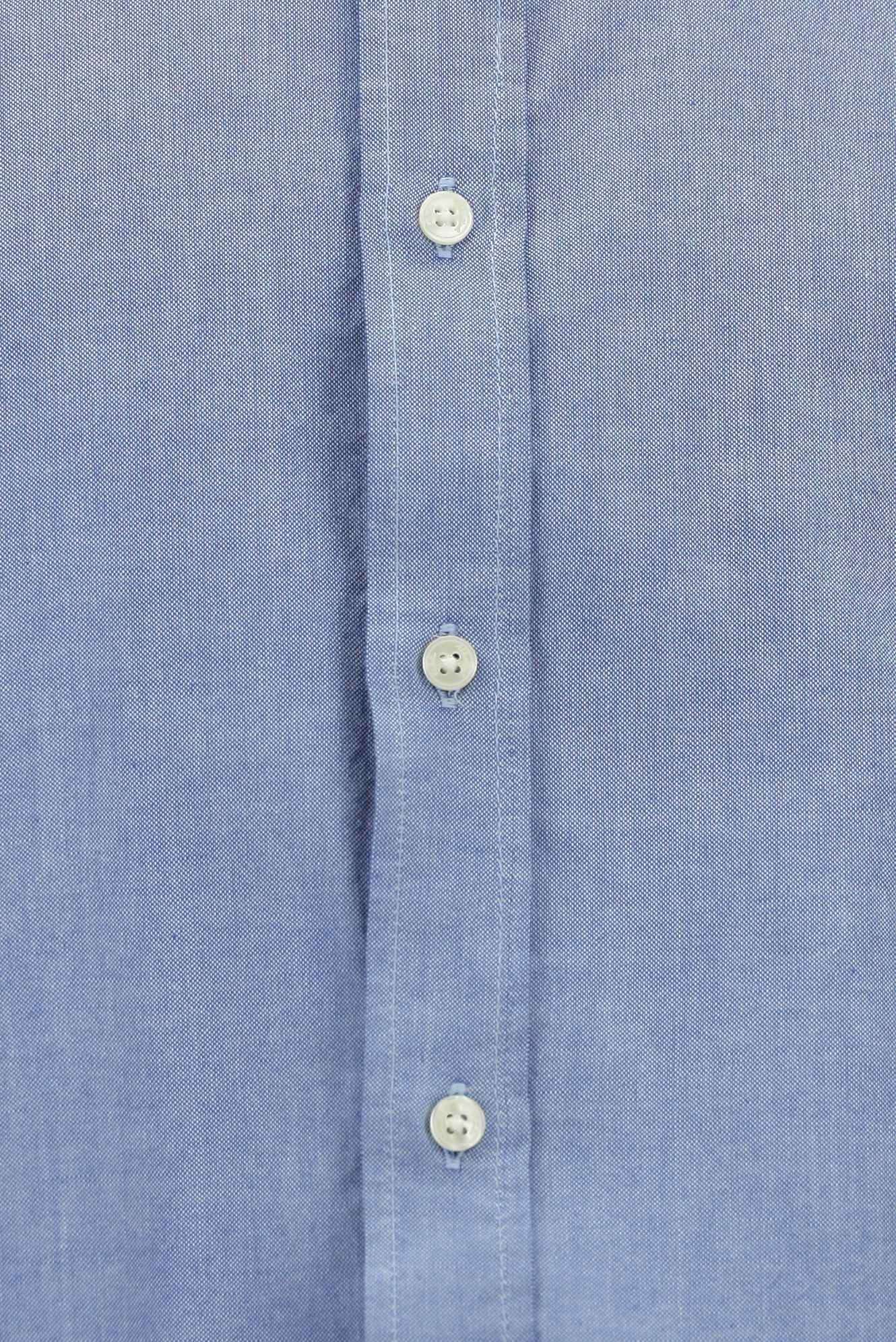 Açık Lacivert Uzun Kol Regular Fit Düğmeli Yaka Oxford Pamuk Gömlek