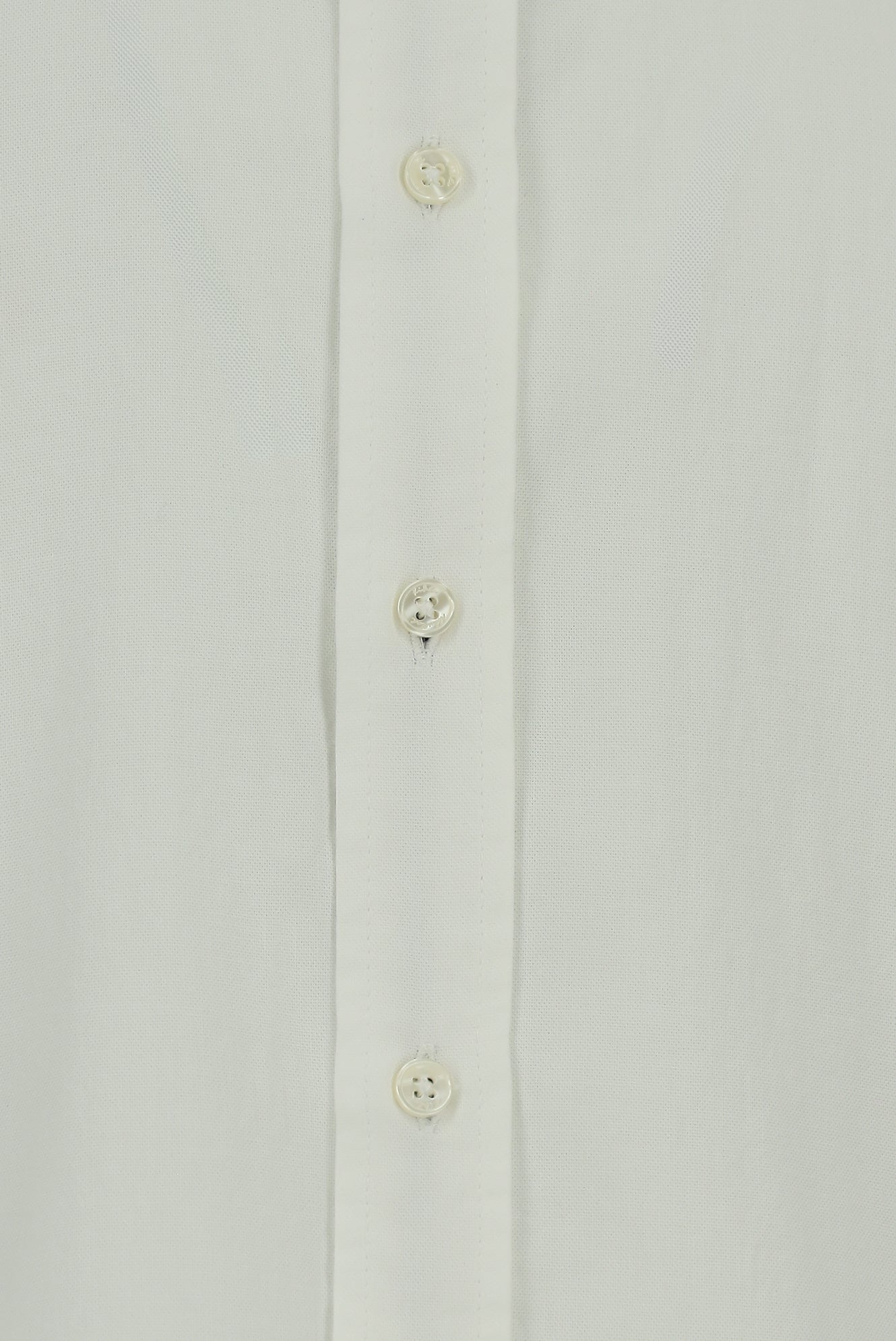Beyaz Uzun Kol Regular Fit Düğmeli Yaka Oxford Pamuk Gömlek