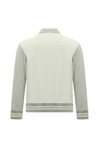 Krem Spor Bomber Ceket Mont