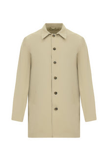 Açık Bej Pamuklu Pardösü & Trençkot