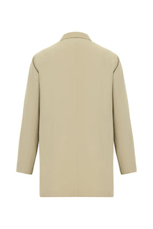 Açık Bej Pamuklu Pardösü & Trençkot