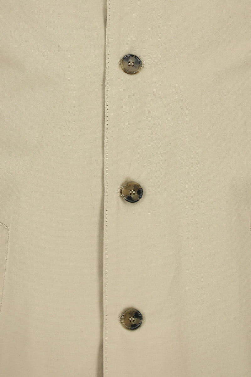 Açık Bej Pamuklu Pardösü & Trençkot