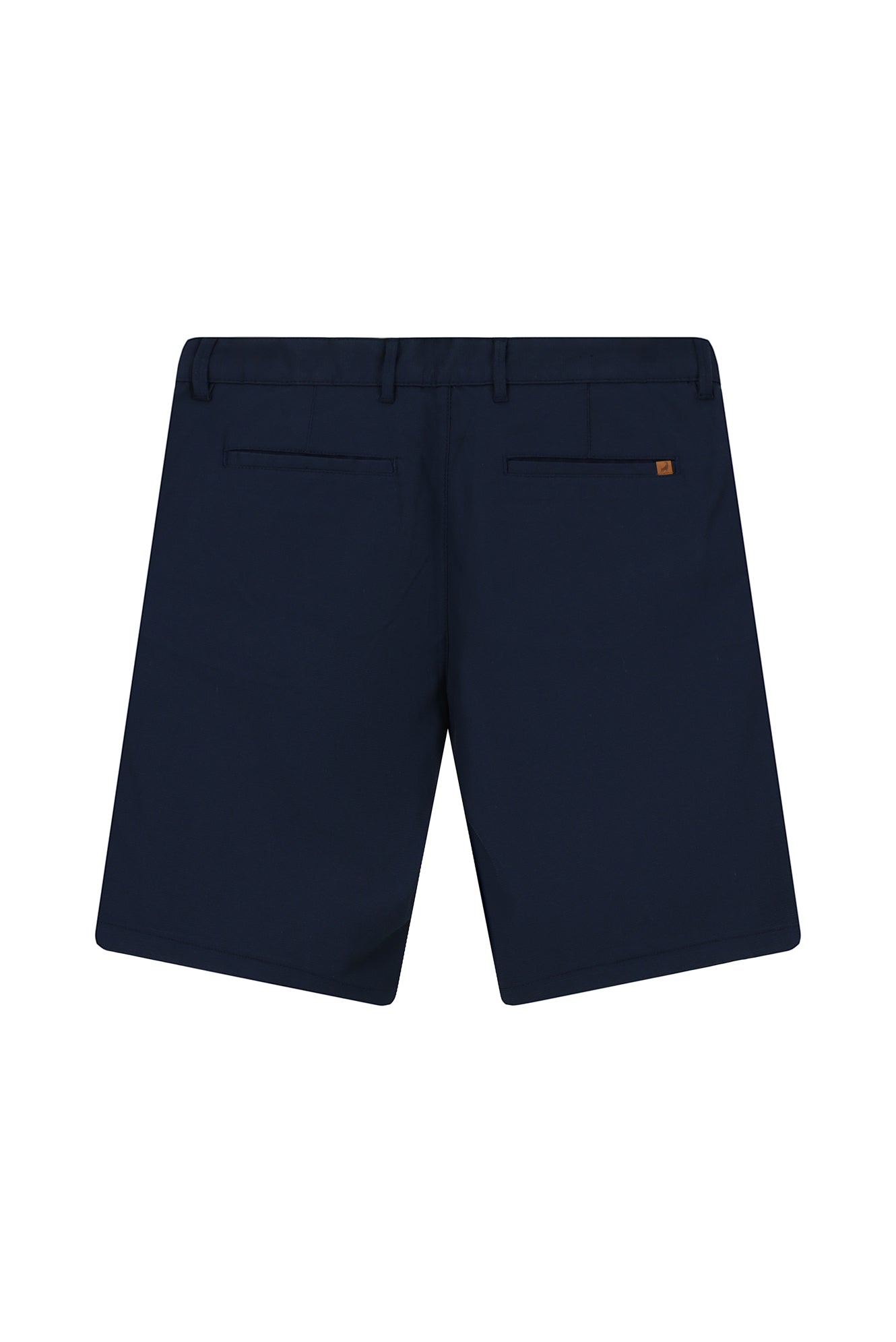 Orta Lacivert Regular Fit Pamuklu Lyocell Bermuda Şort