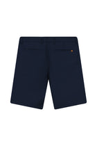 Orta Lacivert Regular Fit Pamuklu Lyocell Bermuda Şort