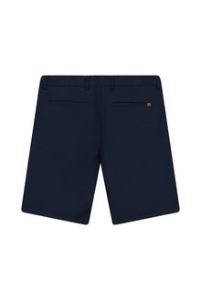 Orta Lacivert Regular Fit Pamuklu Lyocell Bermuda Şort