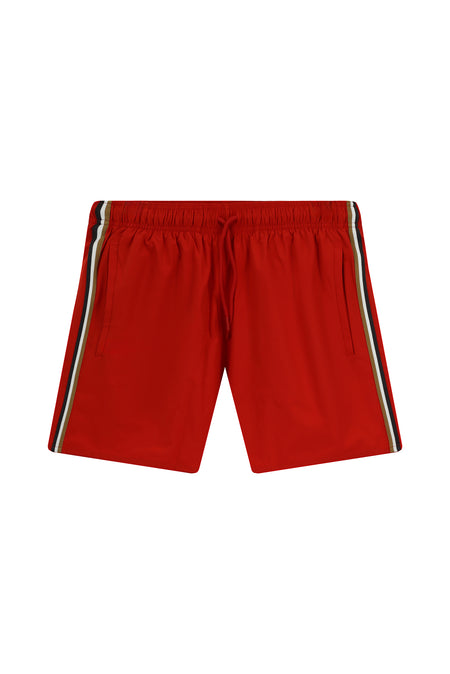 Koyu Kırmızı Deniz Şortu