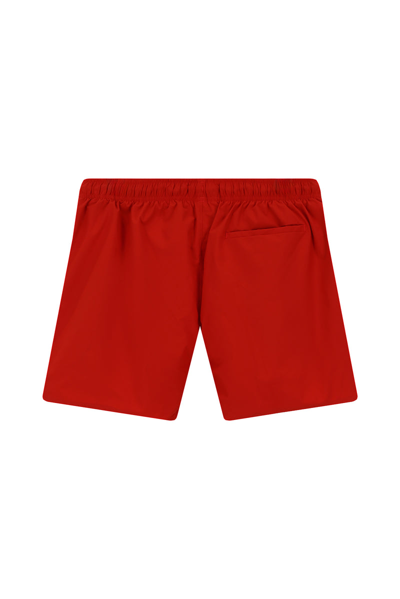 Koyu Kırmızı Deniz Şortu