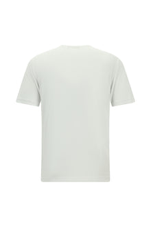 Kırık Beyaz Bisiklet Yaka Regular Fit Modal Karışımlı T-shirt