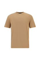 Taba Bisiklet Yaka Regular Fit Modal Karışımlı T-shirt