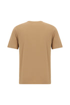 Taba Bisiklet Yaka Regular Fit Modal Karışımlı T-shirt