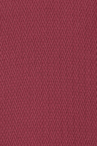 Koyu Bordo Bisiklet Yaka Regular Fit Desenli Pamuk İtalyan Triko T-shirt