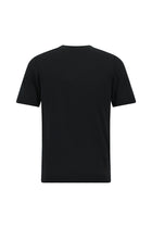Siyah Bisiklet Yaka Slim Fit Dar Kesim Pamuklu Triko T-shirt