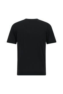 Siyah Bisiklet Yaka Slim Fit Dar Kesim Pamuklu Triko T-shirt