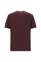 Açık Bordo Bisiklet Yaka Slim Fit Dar Kesim Nakışlı T-shirt