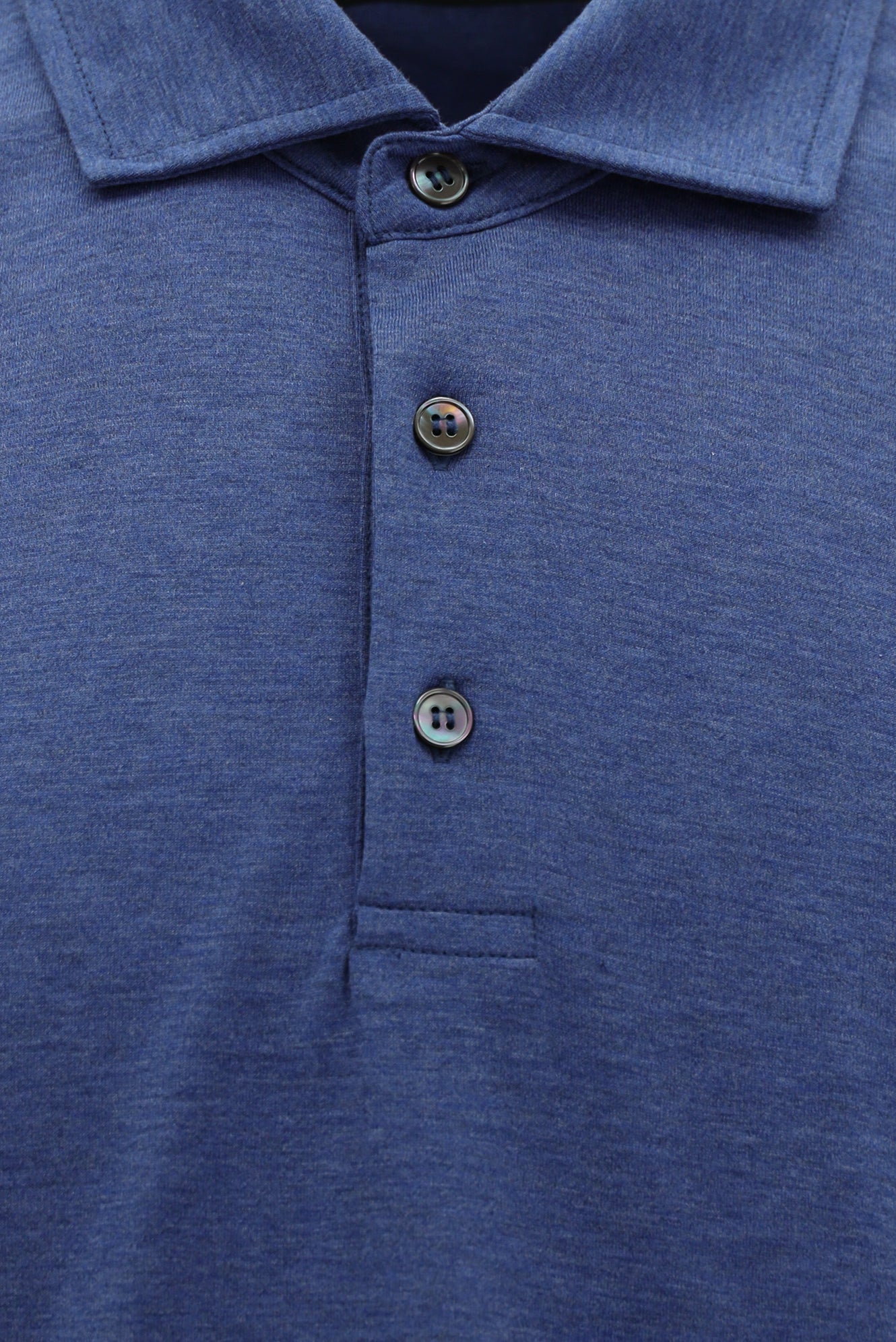 İndigo Melanj Regular Fit Pamuklu Polo Yaka T-shirt