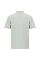 Taş Regular Fit Desenli Nakışlı Cepli Merserize Pamuk Polo Yaka T-shirt