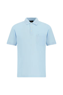 Mavi Regular Fit Pamuk Nakışlı Merserize Polo Yaka T-shirt