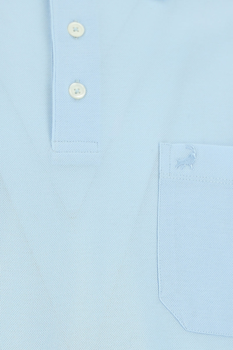 Mavi Regular Fit Pamuk Nakışlı Merserize Polo Yaka T-shirt