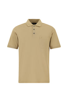 Camel Regular Fit Pamuk Nakışlı Merserize Polo Yaka T-shirt