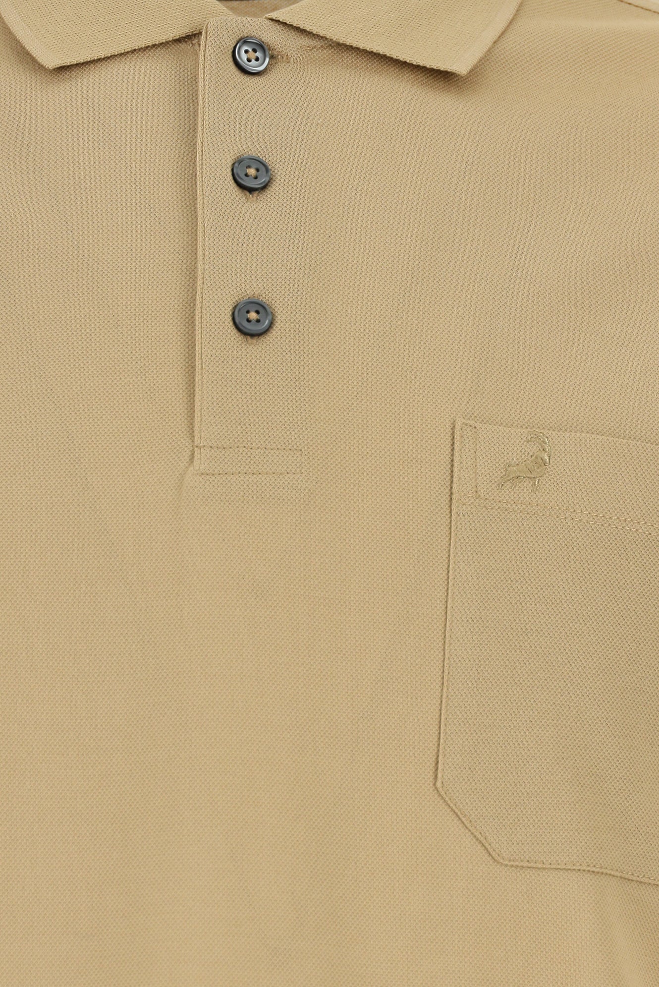 Camel Regular Fit Pamuk Nakışlı Merserize Polo Yaka T-shirt